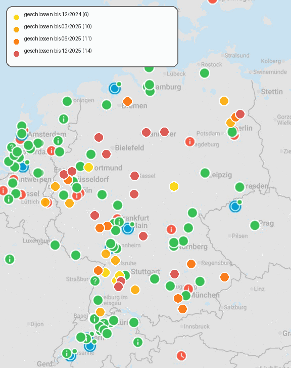Animation H2-Tankstellenschließung